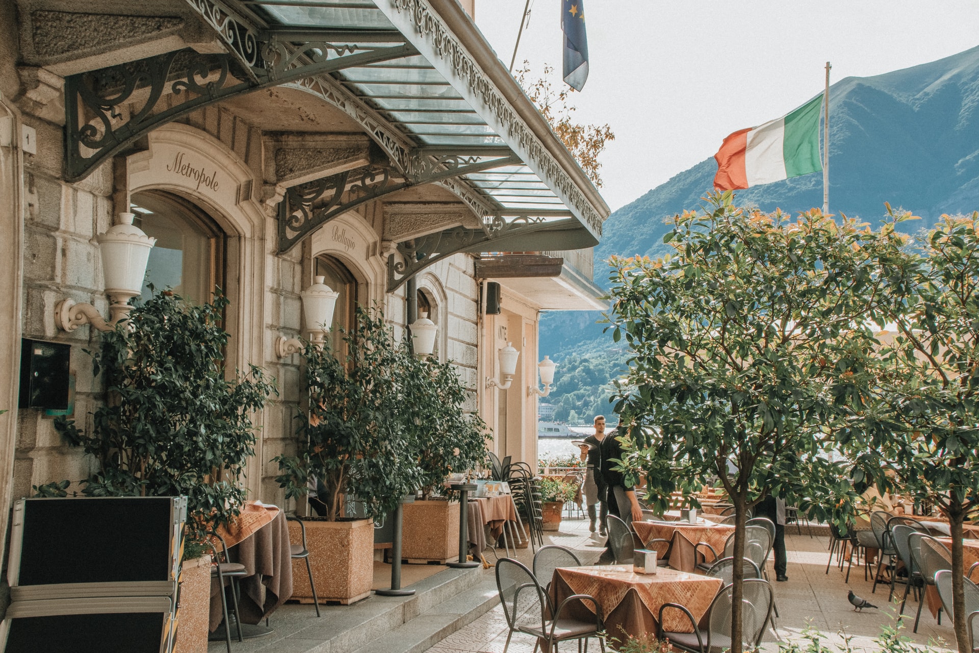 イタリアのレストラン